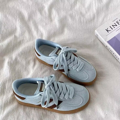 Damen Sneaker Weich Bequem Laufsohle - BerlinGlamour