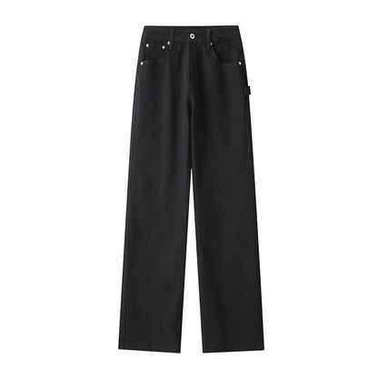 Herren Jeans Weit Bequem mit hohem Bund und Taschen