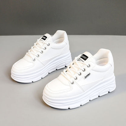 Damen Plateau Sneaker Bequem Rutschfest Modisch