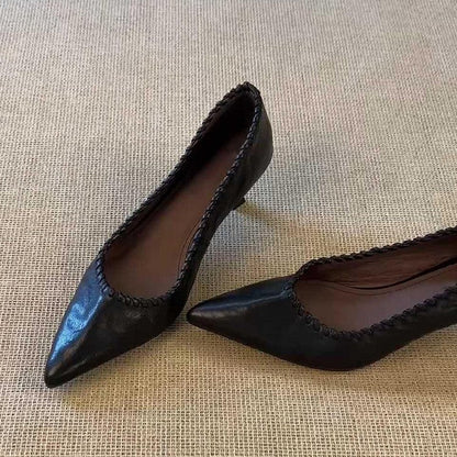 Damen Pumps Stilvoll Spitze Riemen Schuhe Elegant - BerlinGlamour