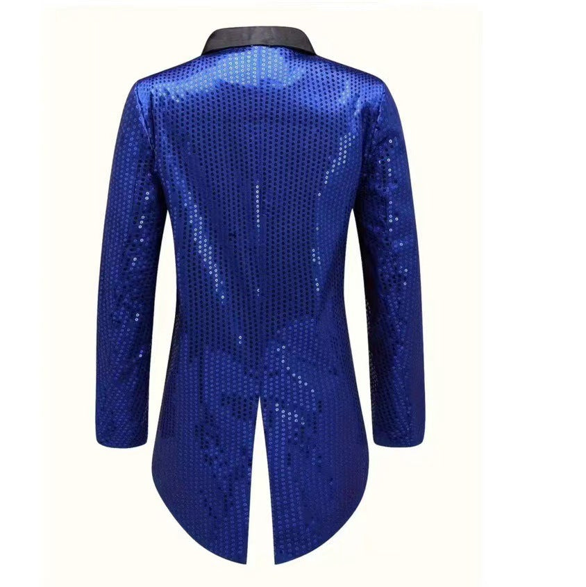 Herren Blazer Modern Schick Glänzend