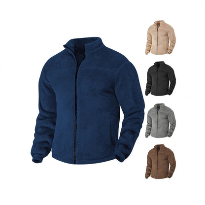 Herren Fleecejacke Weich Warm Hochkragen - BerlinGlamour
