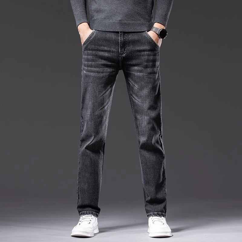 Herren Jeans Slim Fit Bequem Robust Modern