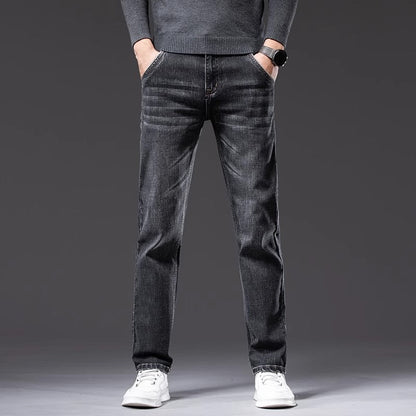 Herren Jeans Slim Fit Bequem Robust Modern