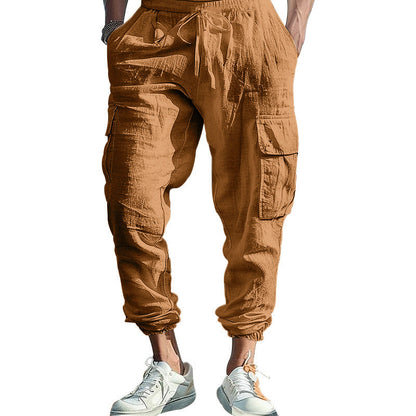 Herren Cargo-Hose Leicht Bequem Elastisch Mit Taschen