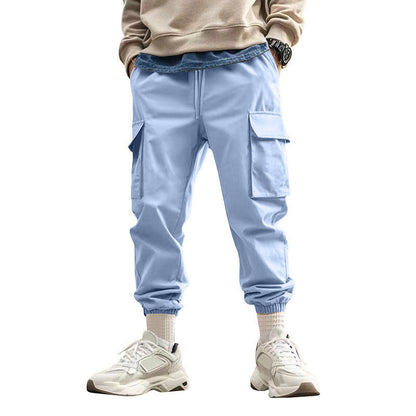 Herren Cargo Hose Elastischer Bund Freizeit Bequem