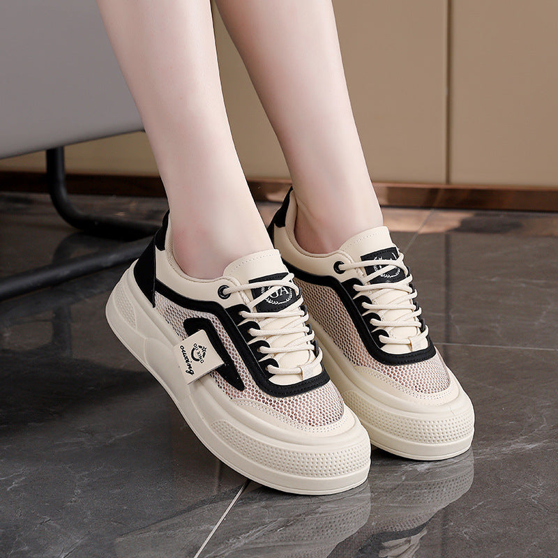 Damen Sneaker Bequem Atmungsaktiv Trendy Schuhe
