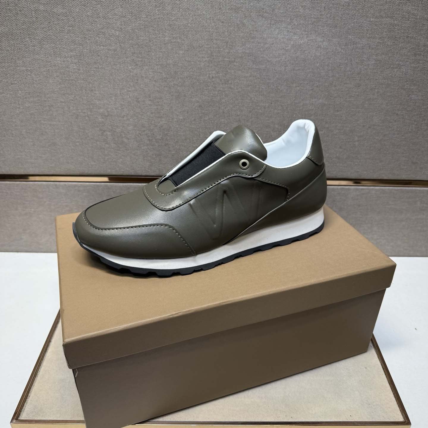 Damen Sneaker Slip-On Sportschuhe Elastisch Rutschfest