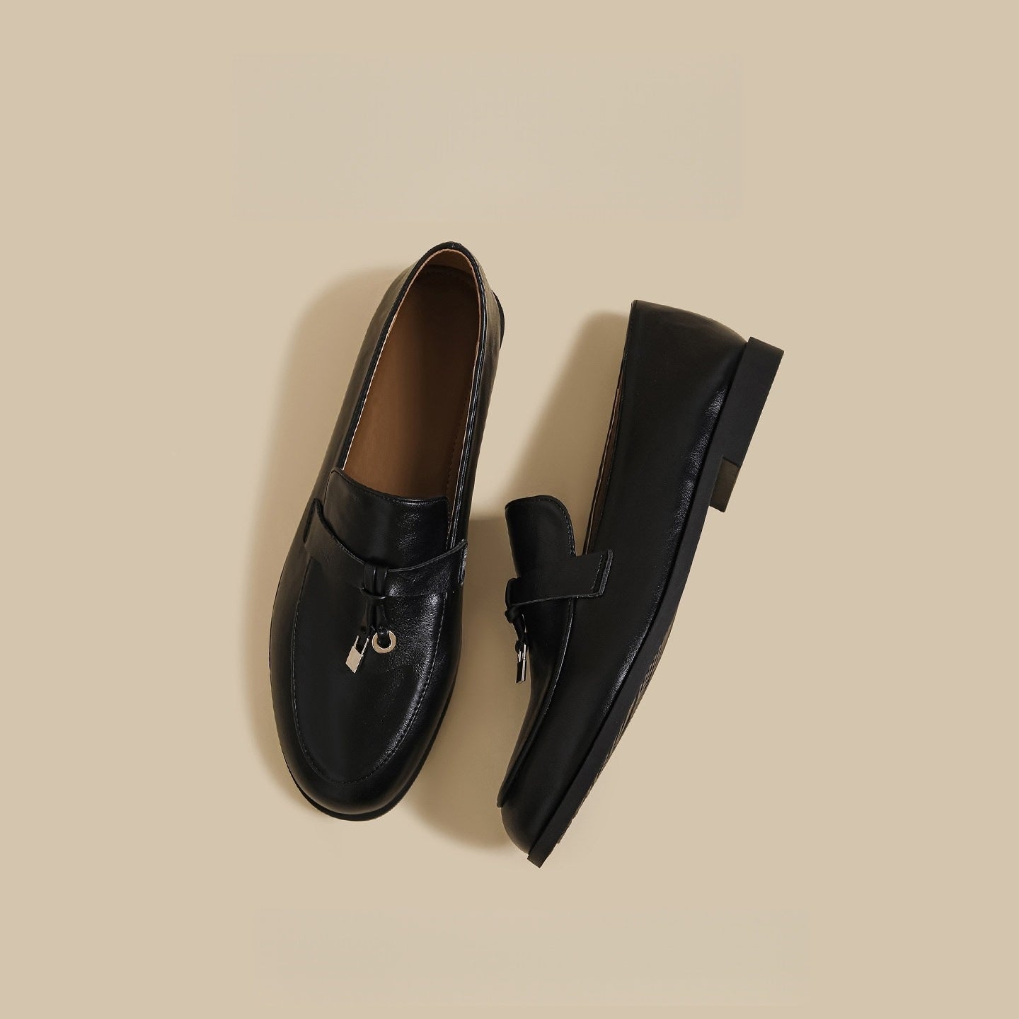 Damen Mokassins edel verziert Mode Schuhe Frauen