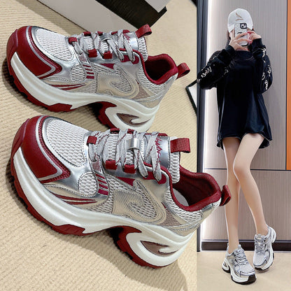 Damen Sneaker Sportlich Atmungsaktiv Moderne Schuhe