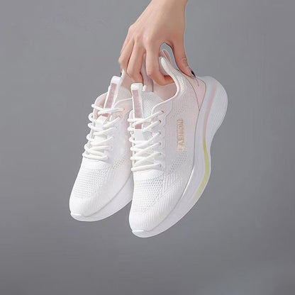 Damen Sport-Sneaker Laufschuhe Elastisch Bequem
