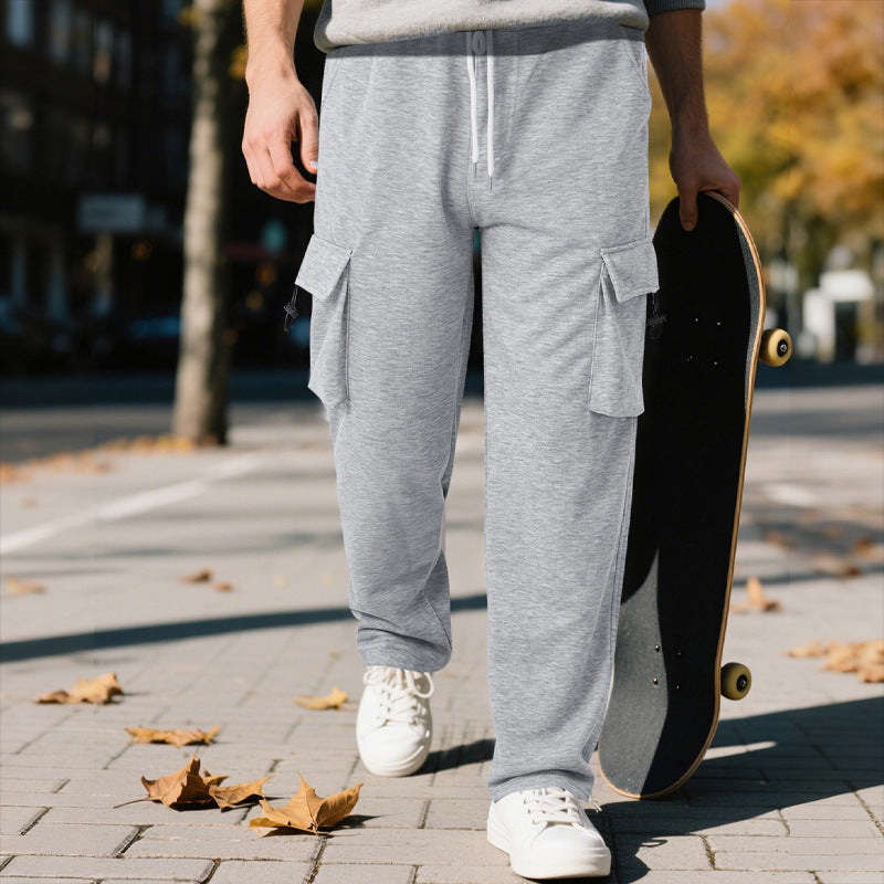 Bequeme Herren Jogginghose Cargo mit Seitentaschen Sportlich
