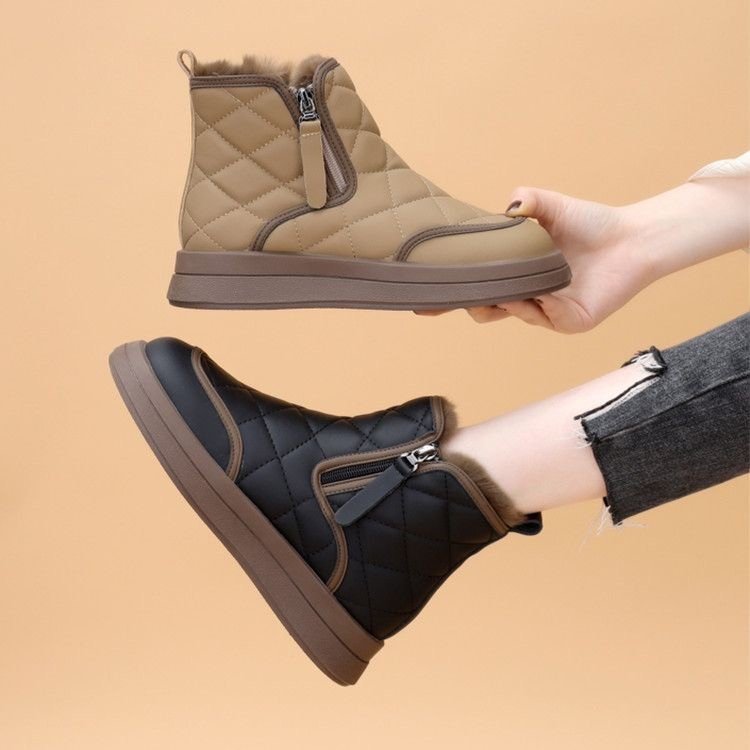 Damen Winterboots Warm Gefüttert Waterproof