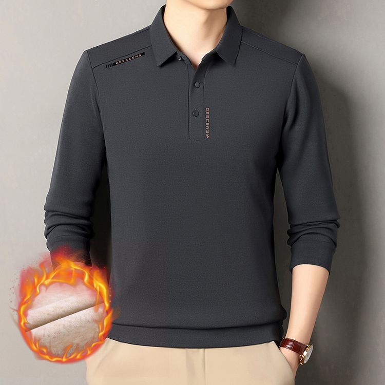 Herren Polo-Shirt Langarm Modern Sportlich Qualität