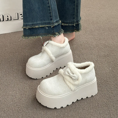 Damen Clogs Weich Bequem mit Schleife - BerlinGlamour