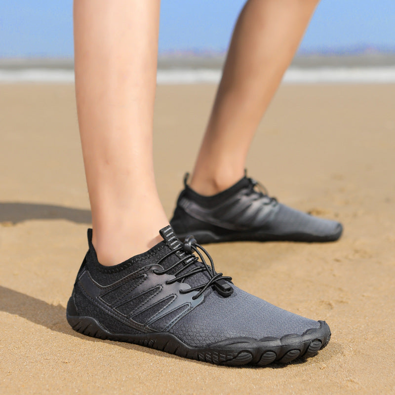 Damen Wasserschuhe Elastisch Rutschfest Sportlich
