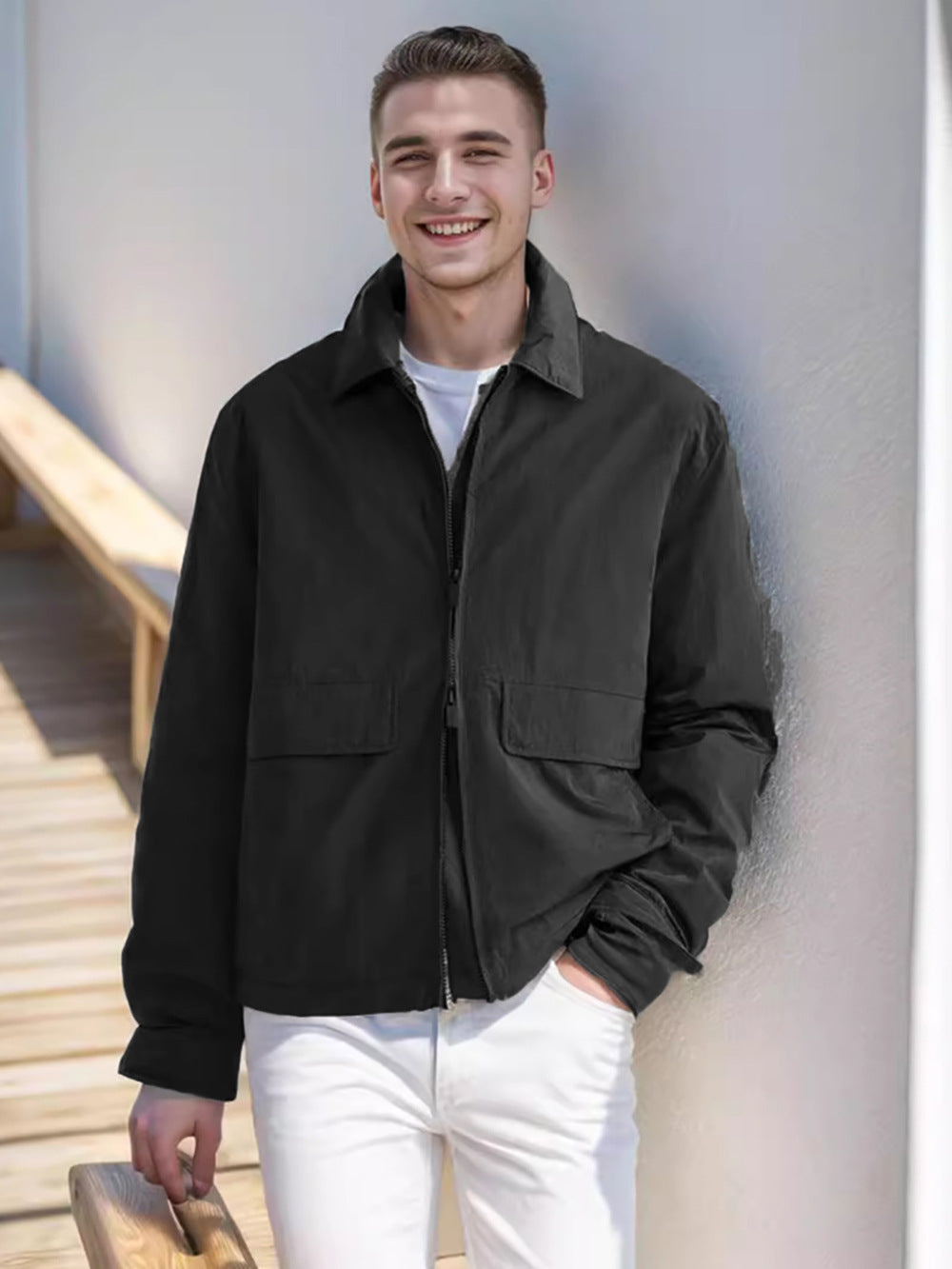 Herren Freizeitjacke Casual Urban Style