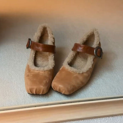 Damen Hausschuhe Weich Bequem Elegant mit Riemchen