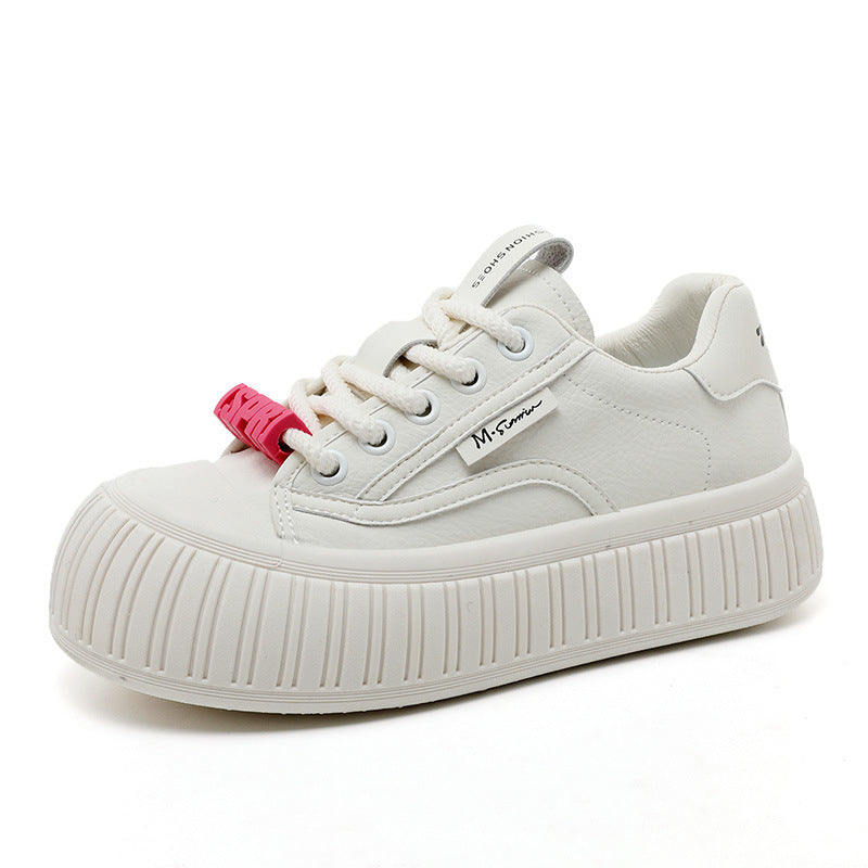 Damen Sneaker Plateau Bequem Gummisohle Trendy