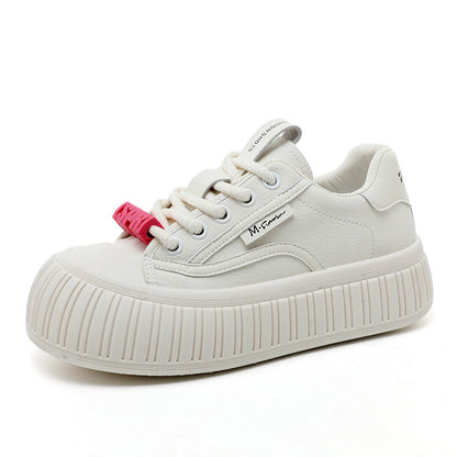 Damen Sneaker Plateau Bequem Gummisohle Trendy
