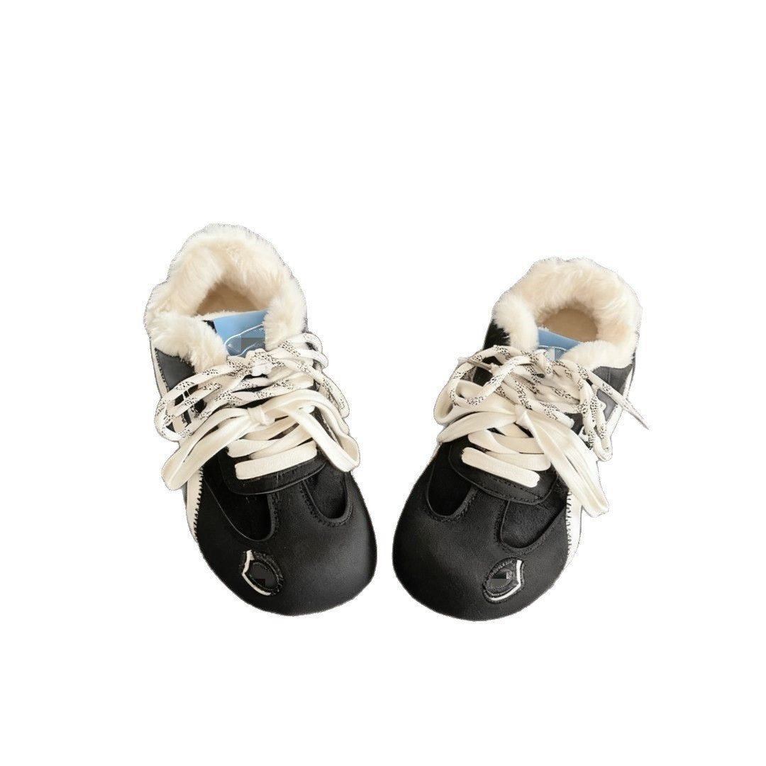 Damen Sneaker Warmfleece Innenfutter Modern