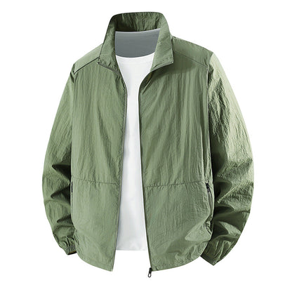 Herren Softshell-Jacke Wasserdicht mit verstellbarem Kapuzen und Taschen