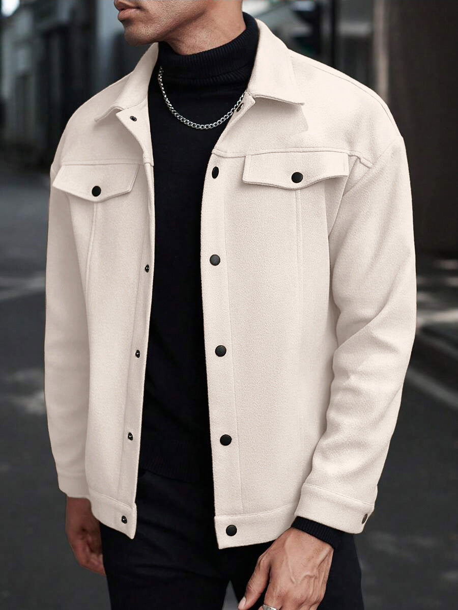 Herren Overshirt Jacke Modern Trendy