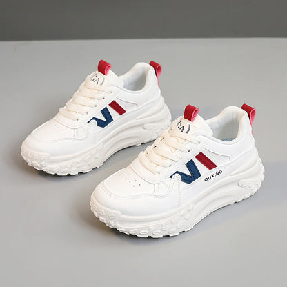 Damen Sneaker Chunky Sportlich Bequem Strapazierfähig