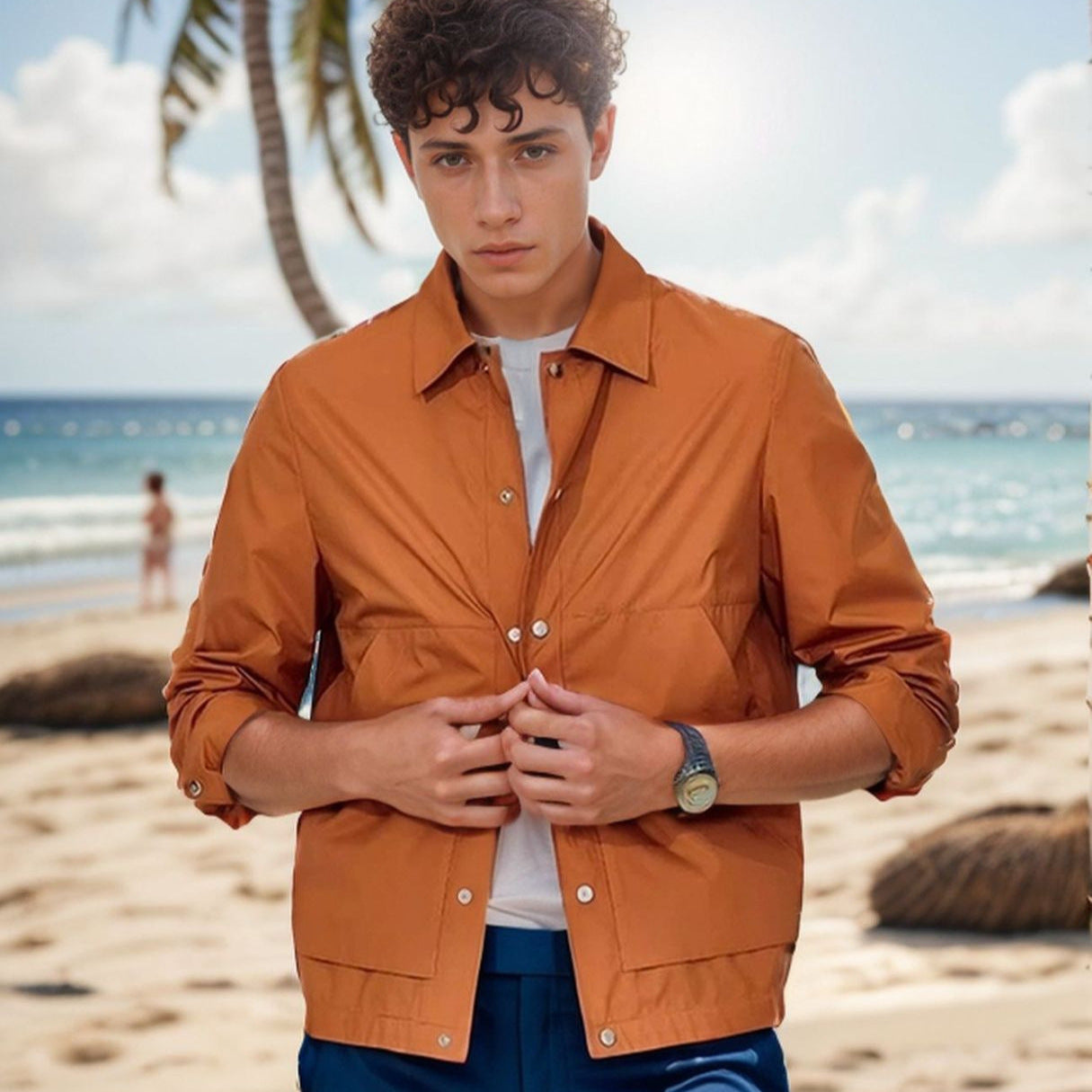 Herren Outdoor-Jacke Funktionell atmungsaktiv Wasserdicht - BerlinGlamour