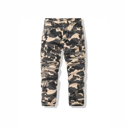 Herren Cargohose Camouflage Vieltaschiger Hosen