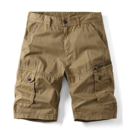 Herren Cargo Shorts Bequem Mit Seitentaschen Verstellbar