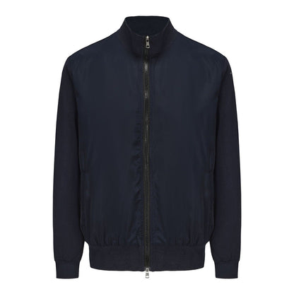 Herren Sommerjacke Slim Fit Lässig mit Reißverschlusstaschen