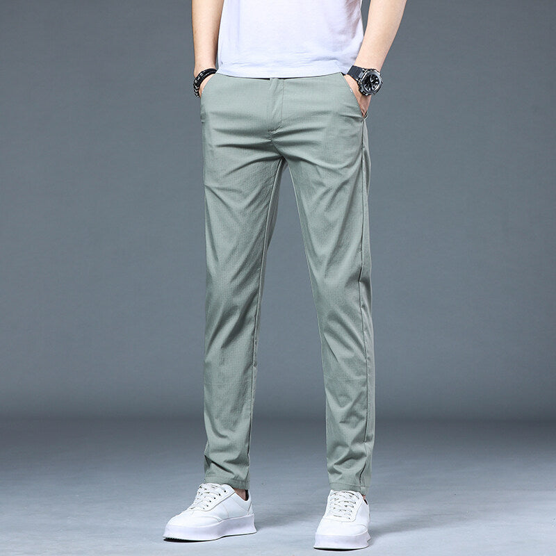 Herren Freizeithosen Slim Fit Modern Luftig Bequem