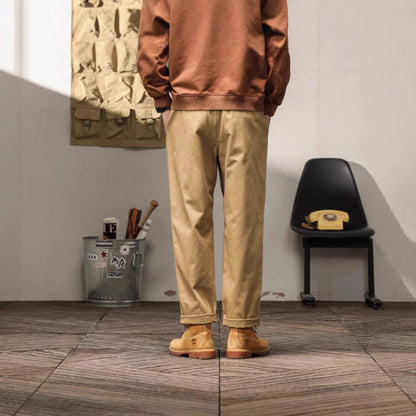 Herren Chino-Hose Relaxed Fit mit Taschen Bequem