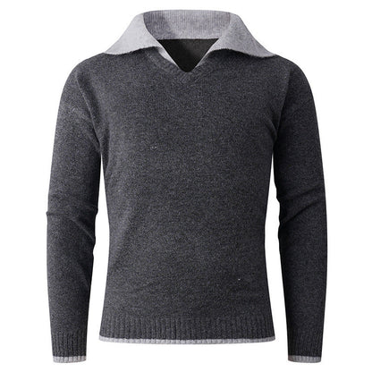 Herren V-Pullover Eleganter Style Hochwertig