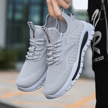 Damen Sneaker Sport Mesh Laufschuhe Weiss - BerlinGlamour