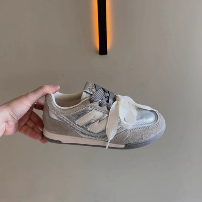 Damen Sneaker Sportlich Auffällig Band Mode Schuhe