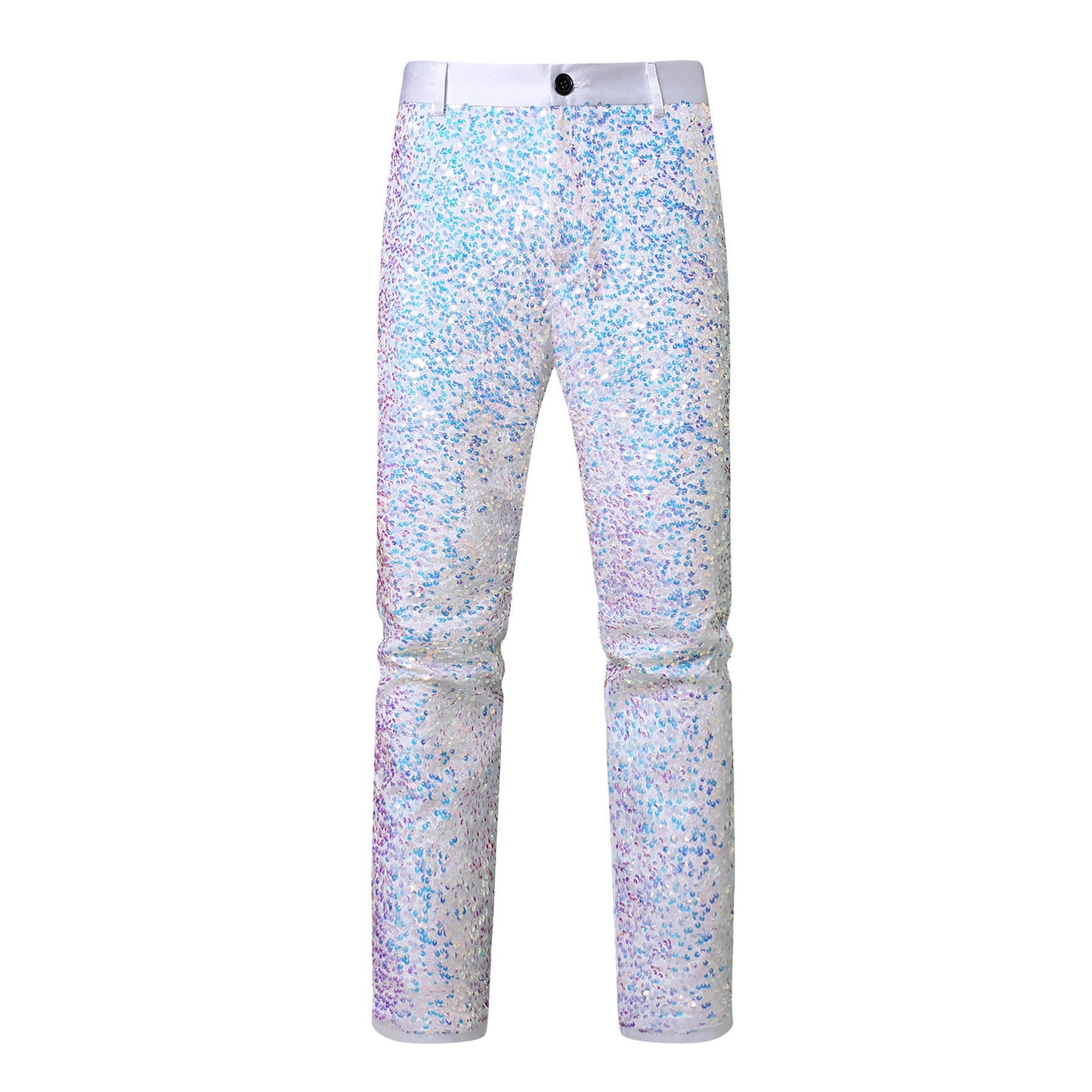 Glitzernde Herrenhose mit Pailletten Effekt Partyhose