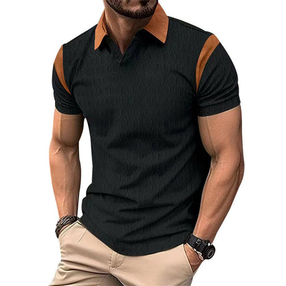 Herren Poloshirt Kurzarm Sportlich Strukturiert