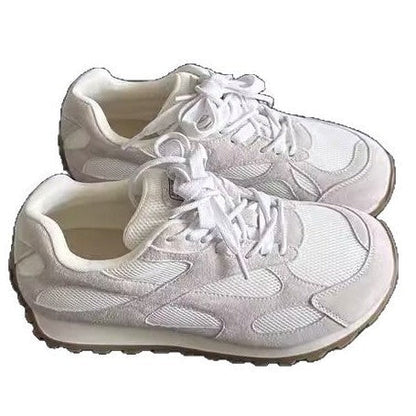 Damen Sneaker Sportlich Atmungsaktiv Wildleder
