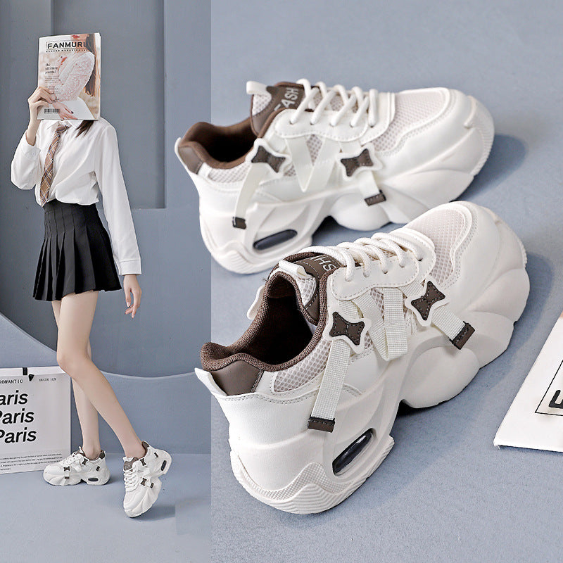 Damen Sneaker Chunky Stil Luftpolsterung Bequem - BerlinGlamour