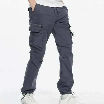 Herren Cargo-Hose Praktisch Mit Verstellbarem Bund