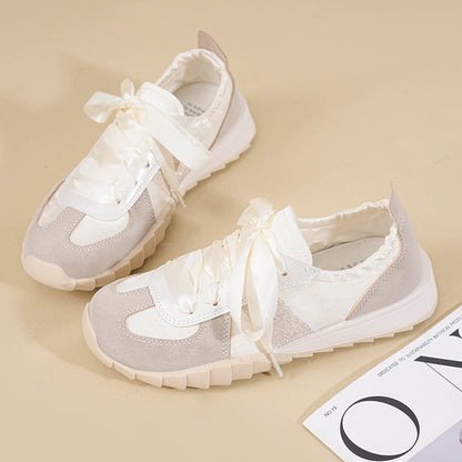 Damen Sneaker Sportschuhe Glänzend Atmungsaktiv