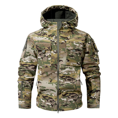 Herren Outdoor Funktionsjacke Wasserdicht Tactical