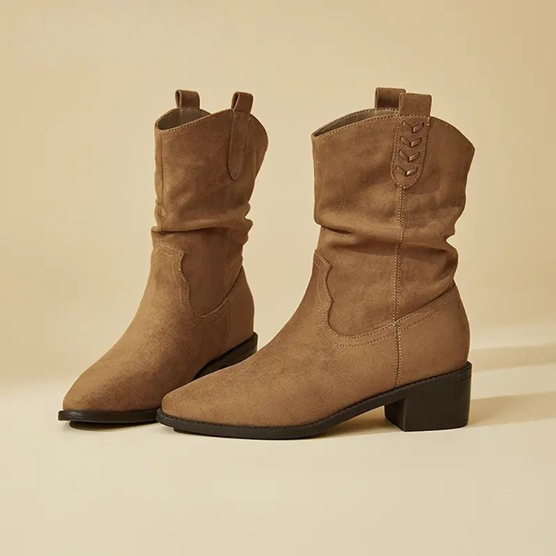 Damen Stiefeletten Elegantes Design Rustikal Modisch - BerlinGlamour
