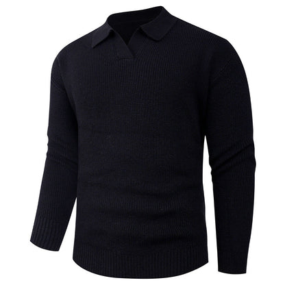 Herren Pullover Lässig Moderner Kragen