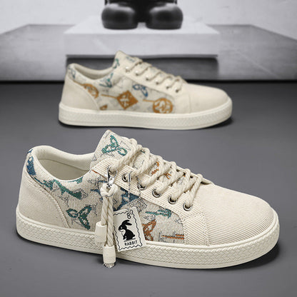 Damen Sneaker Klassisch Canvas Weiße Schuhe Mode