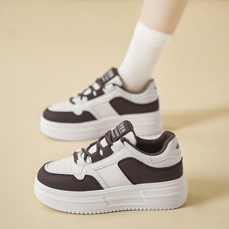 Damen Sneaker Dicksohlige bequeme Schuhe Mode