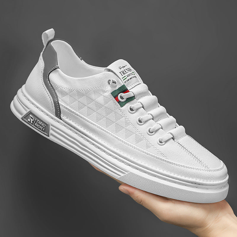 Damen Sneaker Bequem Sportlich Weiß