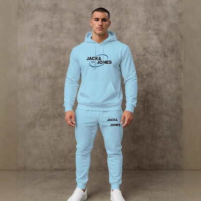 Herren Jogginganzug Set Freizeit Hoodie Hose Sportlich - BerlinGlamour